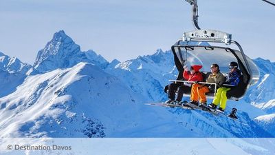 Davos Sessellift Gruppe