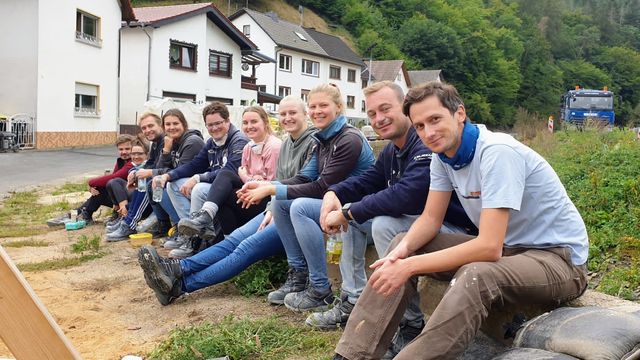 Das E&P Team im Ahrtal