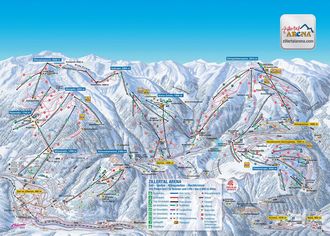 Pistenplan Zillertal