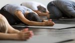 Yoga Urlaub Haltung des Kindes