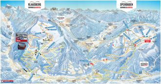 Pistenplan SkiWorld Ahnrtal