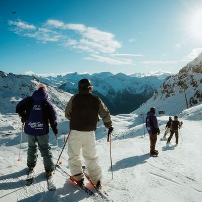 Menschen auf der Piste