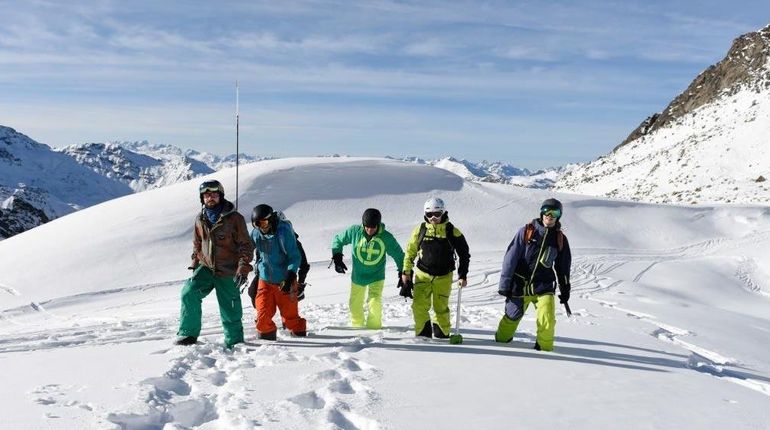 Menschen im Schnee