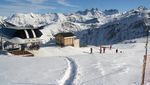 Les sybelles skigebiet bergstation