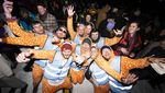 Gruppe im Partyskiurlaub