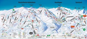 Zillertal Pistenplan