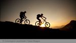 mountainbike reisen Sonnenuntergang Lenzerheide