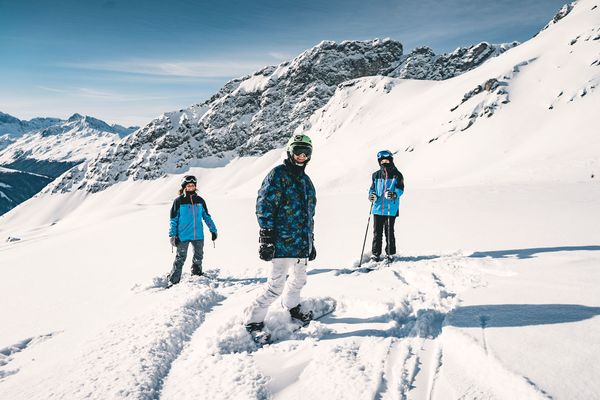 Snowboarder Davos Skiurlaub
