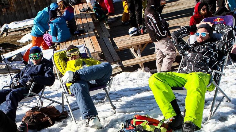 Engelberg Gruppe im Schnee