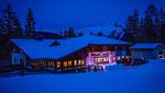 Skihütte Skiurlaub Gruppe