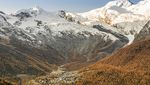 Aussicht Saas Fee Berge 