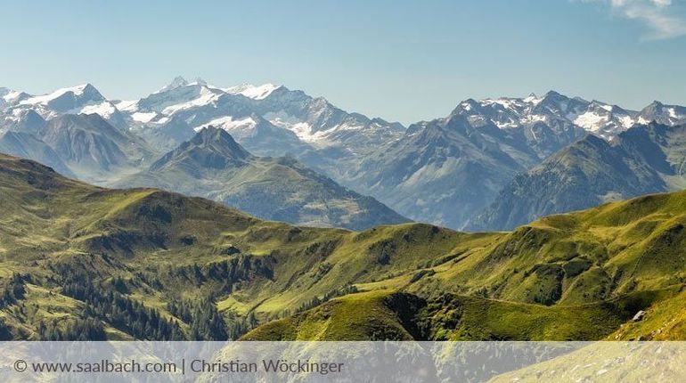 Landschaft Saalbach Paragleiten