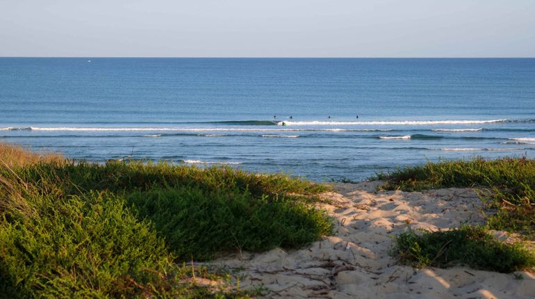 Blick aufs Meer von Seignosse