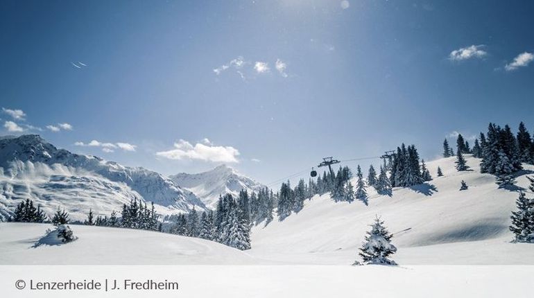 Lenzerheide Skigebiet Landschaft