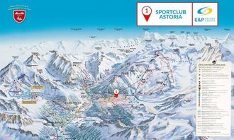 Saas-Fee Pistenplan