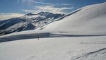 Les sybelles skigebiet Schneelandschaft
