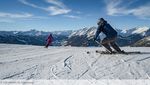 Skifahrer Großglockner Skigebiet