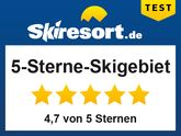 Rating Skiwelt WilderKaiser 4,7 Sterne