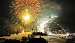 Flachau Ski Ort Silvester Feuerwerk